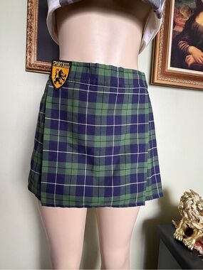 Sport Kilt Plaid Short Skirt Woman’s Size S Preppy Old Money Academia Clueless